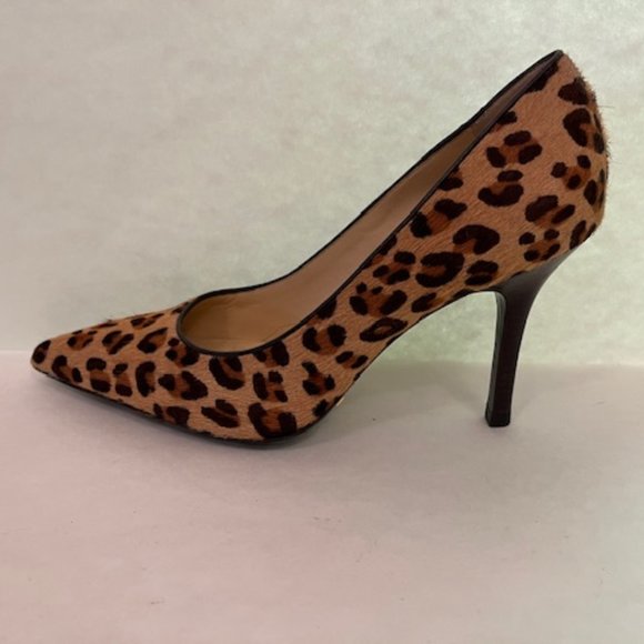 3" Cole Haan Animal Print Heels Size 7 - Picture 1 of 3